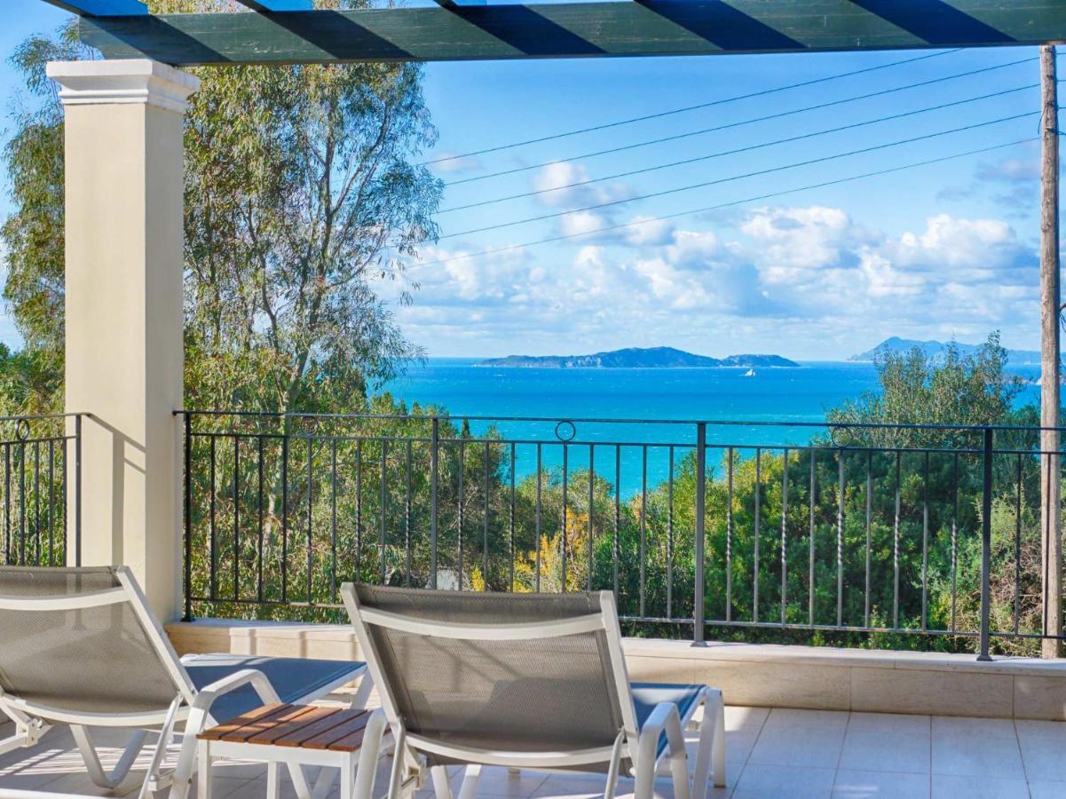 Villa Afionas - 3 Minutes From The Beach With Heated Eco-Pool And Sunset View Exterior foto