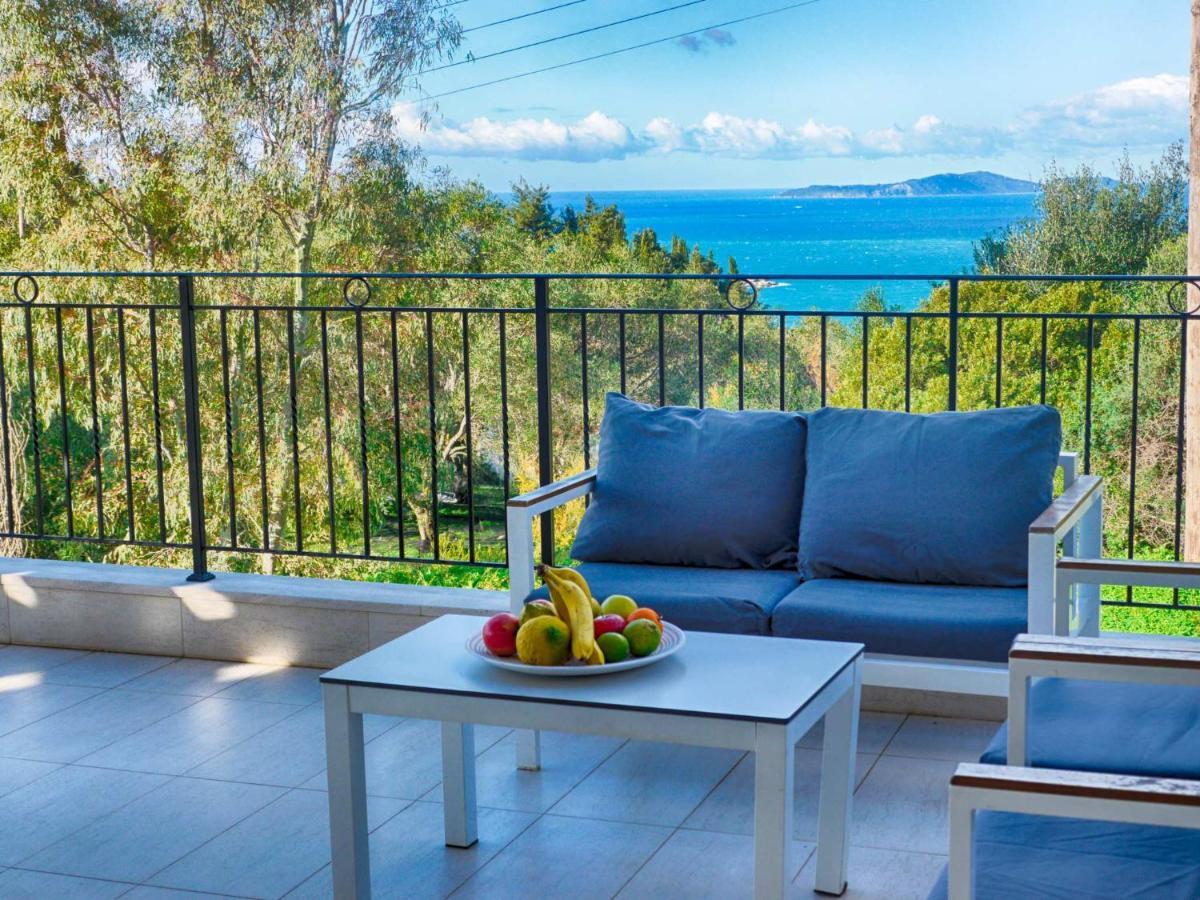 Villa Afionas - 3 Minutes From The Beach With Heated Eco-Pool And Sunset View Exterior foto