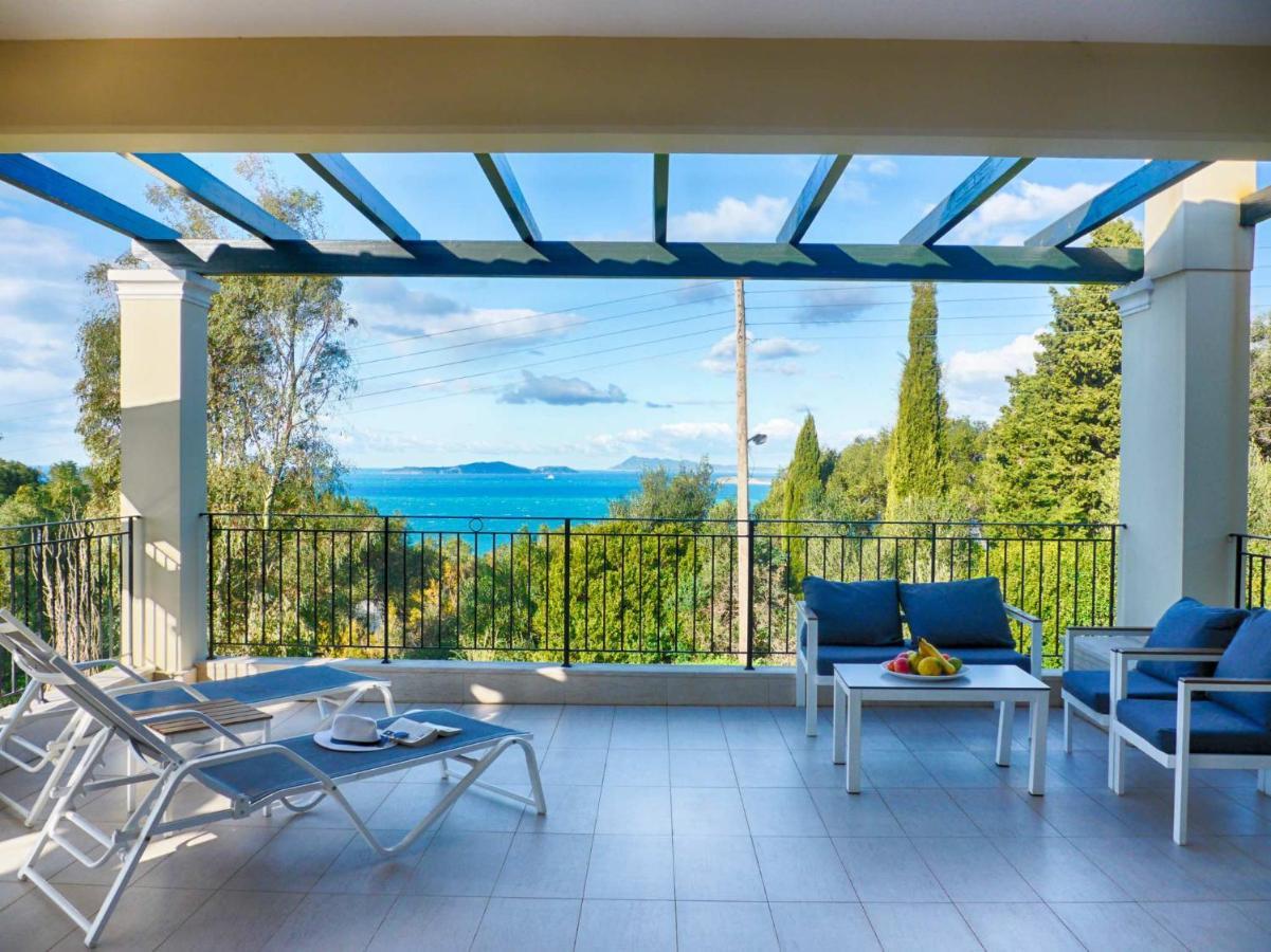 Villa Afionas - 3 Minutes From The Beach With Heated Eco-Pool And Sunset View Exterior foto