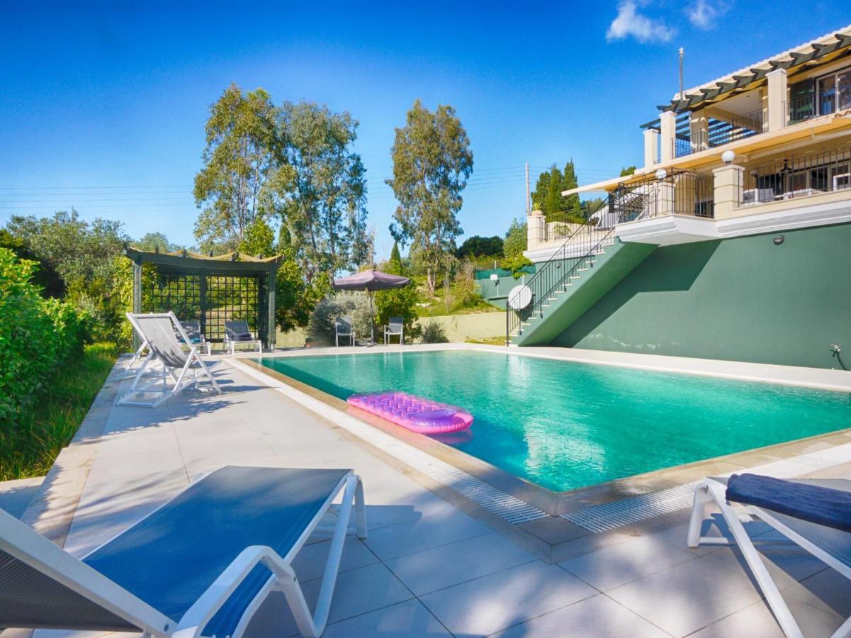 Villa Afionas - 3 Minutes From The Beach With Heated Eco-Pool And Sunset View Exterior foto